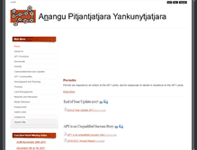 Tablet Screenshot of anangu.com.au